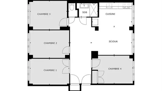 Rooms in Lyon - photo 4