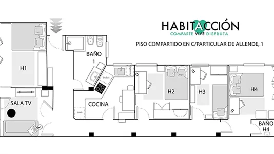 Rooms in Bilbao - photo 9