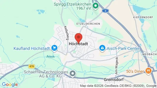 Apartments for rent in Erlangen-Höchstadt - Photo from Google Street View