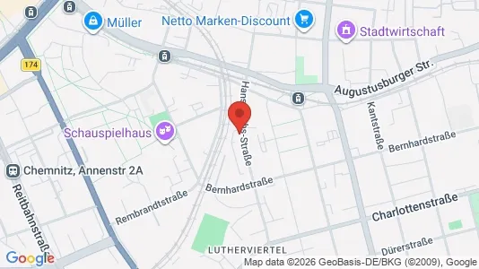 Apartments for rent in Chemnitz - Photo from Google Street View