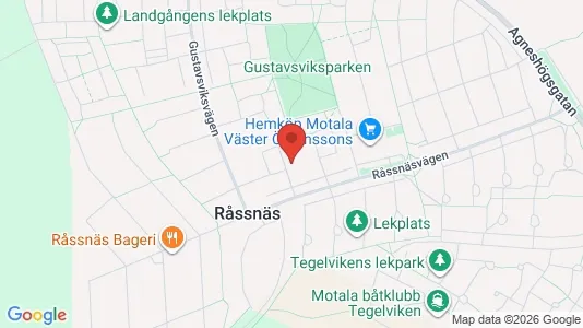 Apartments for rent i Motala - kort over placeringen