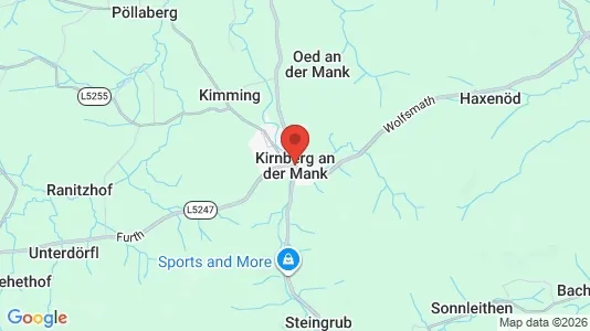Apartments for rent i Kirnberg an der Mank - kort over placeringen