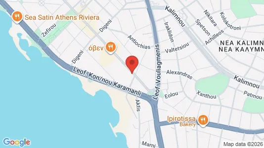 Apartments for rent i Glyfada - kort over placeringen