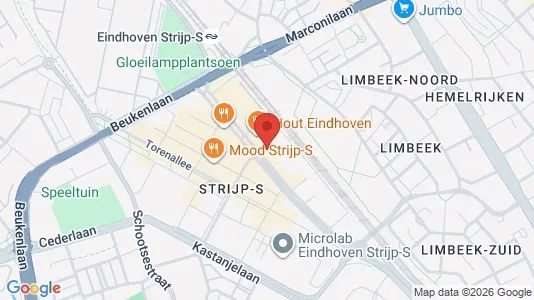 Apartments for rent i Eindhoven - kort over placeringen