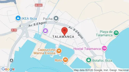 Apartments for rent i Eivissa - kort over placeringen