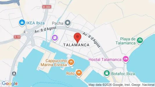 Apartments for rent i Eivissa - kort over placeringen