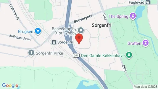 Apartments for rent i Kongens Lyngby - kort over placeringen