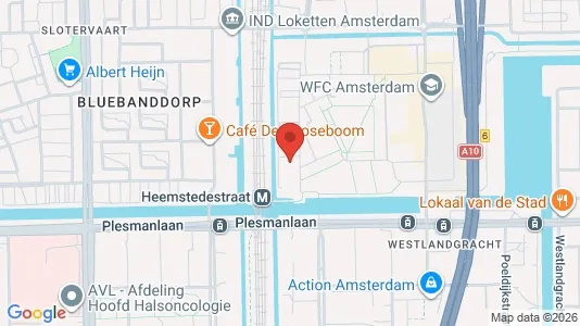 Apartments for rent i Amsterdam Slotervaart - kort over placeringen