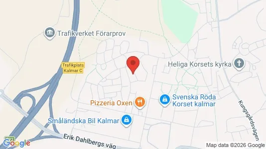 Apartments for rent i Kalmar - kort over placeringen