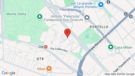 Rooms for rent i Milano Zona 7 - Baggio, De Angeli, San Siro - kort over placeringen