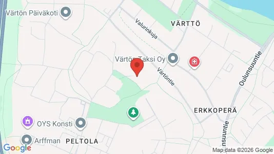 Apartments for rent i Oulu - kort over placeringen