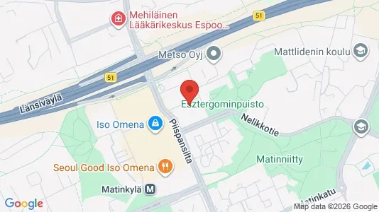 Apartments for rent i Espoo - kort over placeringen