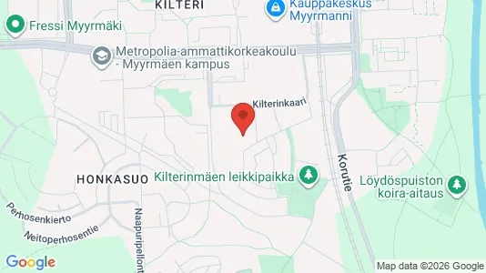 Apartments for rent i Vantaa - kort over placeringen