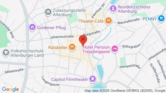 Apartments for rent i Altenburger Land - kort over placeringen