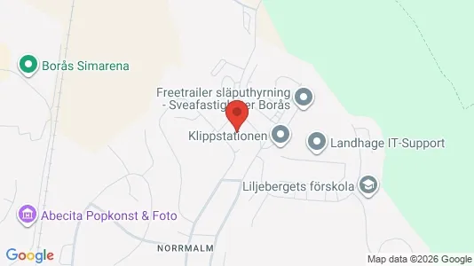 Apartments for rent i Borås - kort over placeringen