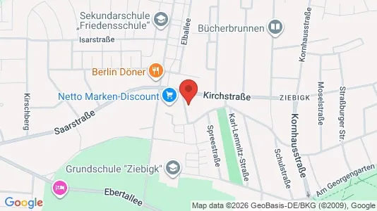 Apartments for rent i Dessau-Roßlau - kort over placeringen