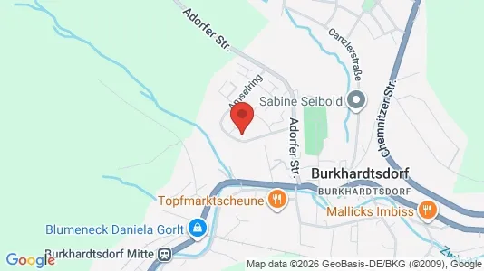Apartments for rent i Erzgebirgskreis - kort over placeringen