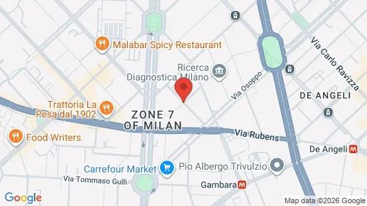 Rooms for rent in Milano Zona 7 - Baggio, De Angeli, San Siro - Photo from Google Street View