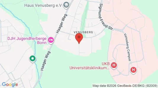 Rooms for rent i Bonn - kort over placeringen