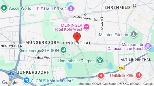 Apartments for rent in Cologne Lindenthal - Photo from Google Street View