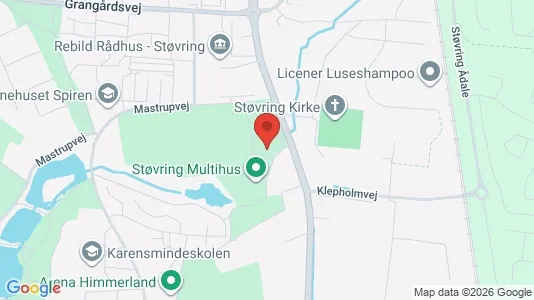 Apartments for rent i Støvring - kort over placeringen
