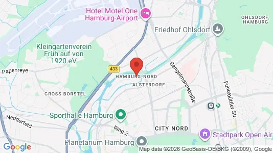 Rooms for rent in Hamburg Nord - Photo from Google Street View