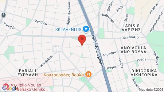 Apartments for rent i Glyfada - kort over placeringen