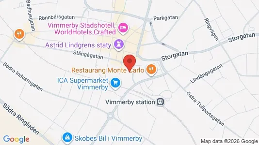 Apartments for rent i Vimmerby - kort over placeringen