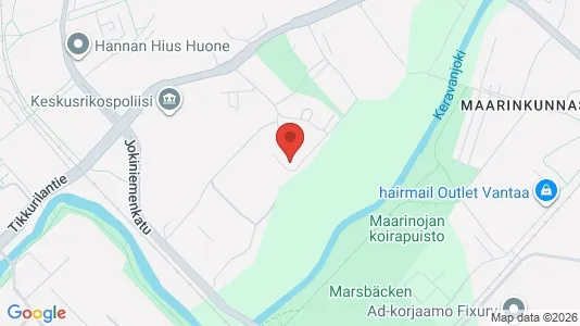 Apartments for rent i Vantaa - kort over placeringen