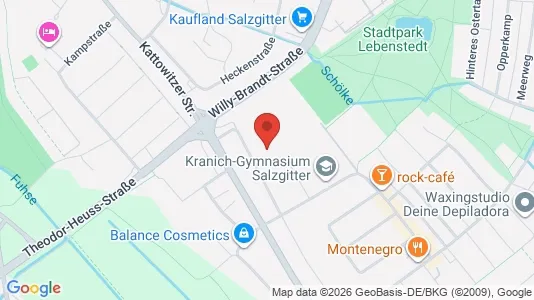 Apartments for rent i Salzgitter - kort over placeringen