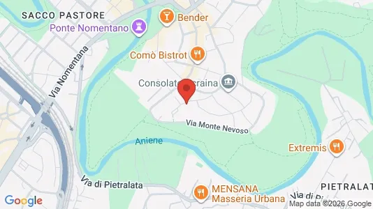 Apartments for rent i Roma Municipio III – Monte Sacro - kort over placeringen