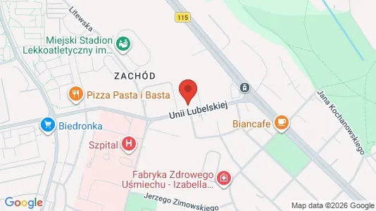 Apartments for rent i Szczecin - kort over placeringen