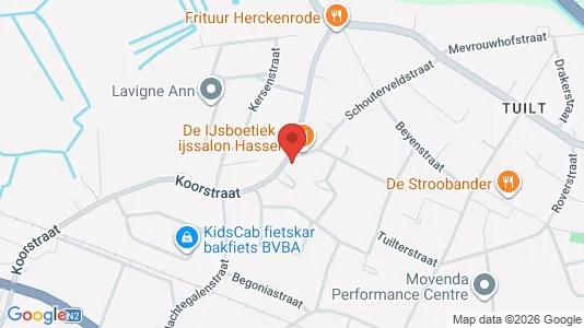 Apartments for rent i Hasselt - kort over placeringen