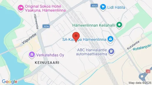 Apartments for rent i Hämeenlinna - kort over placeringen