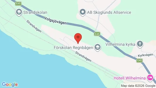 Apartments for rent i Vilhelmina - kort over placeringen