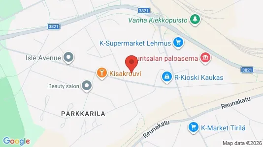 Apartments for rent i Lappeenranta - kort over placeringen