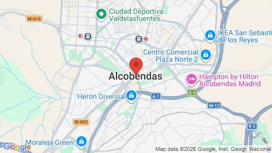 Apartments for rent in Alcobendas - Photo from Google Street View