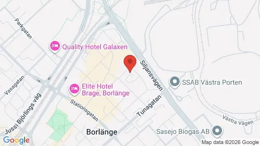 Apartments for rent i Borlänge - kort over placeringen