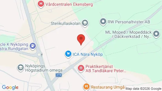 Apartments for rent i Nyköping - kort over placeringen