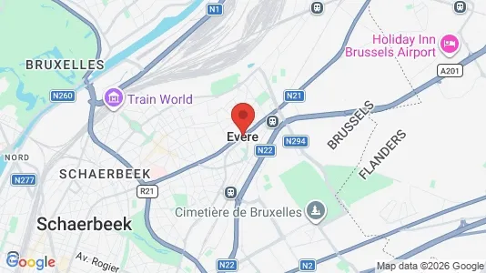 Apartments for rent in Brussels Evere - Photo from Google Street View