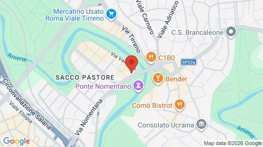 Apartments for rent i Roma Municipio III – Monte Sacro - kort over placeringen
