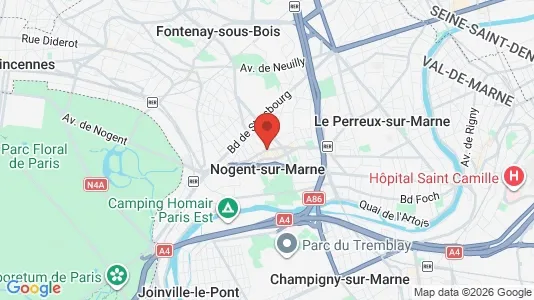 Apartments for rent in Nogent-sur-Marne - Photo from Google Street View