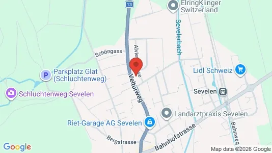 Apartments for rent i Werdenberg - kort over placeringen