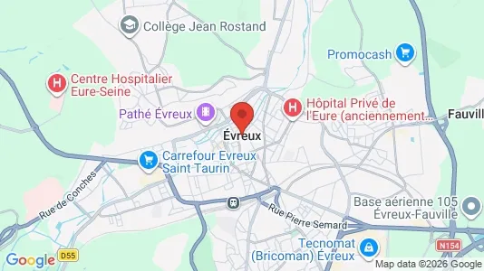 Apartments for rent in Évreux - Photo from Google Street View