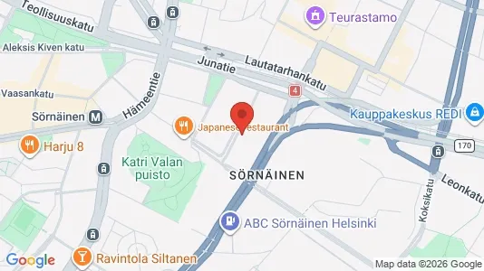 Apartments for rent i Helsinki Keskinen - kort over placeringen