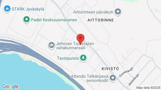 Apartments for rent i Jyväskylä - kort over placeringen