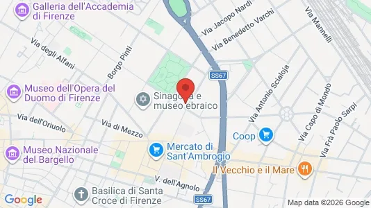 Apartments for rent i Florence - kort over placeringen