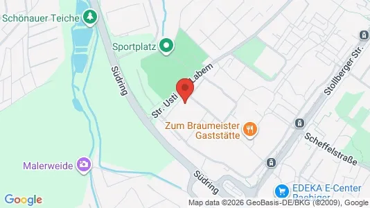 Apartments for rent i Chemnitz - kort over placeringen