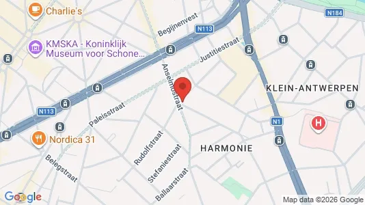 Apartments for rent i Stad Antwerp - kort over placeringen