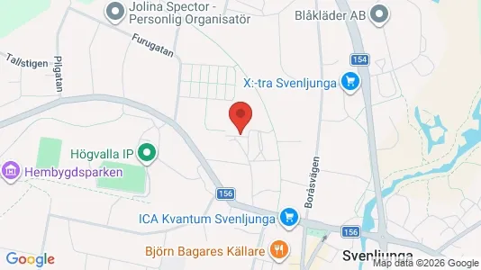 Apartments for rent i Svenljunga - kort over placeringen
